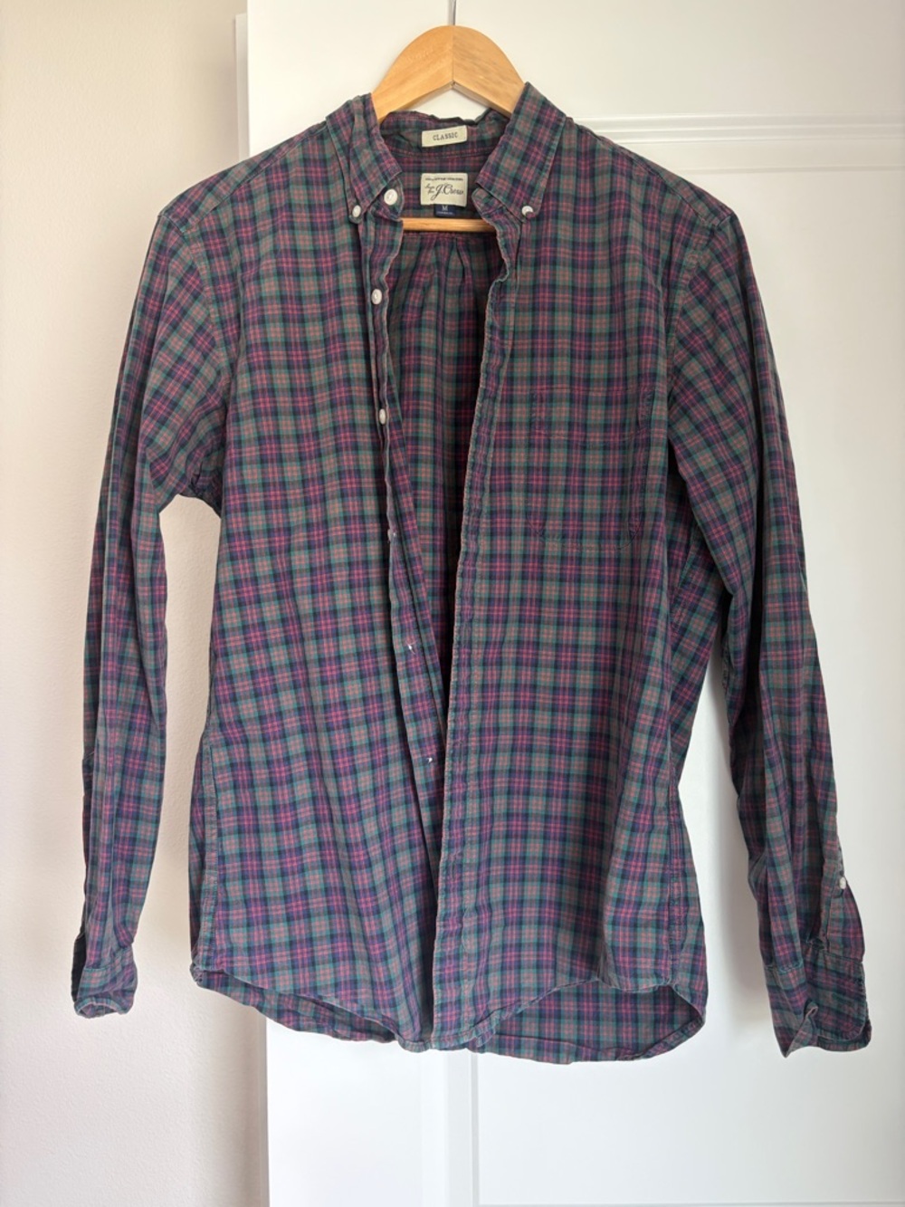 J. Crew Plaid Button-Down Shirt